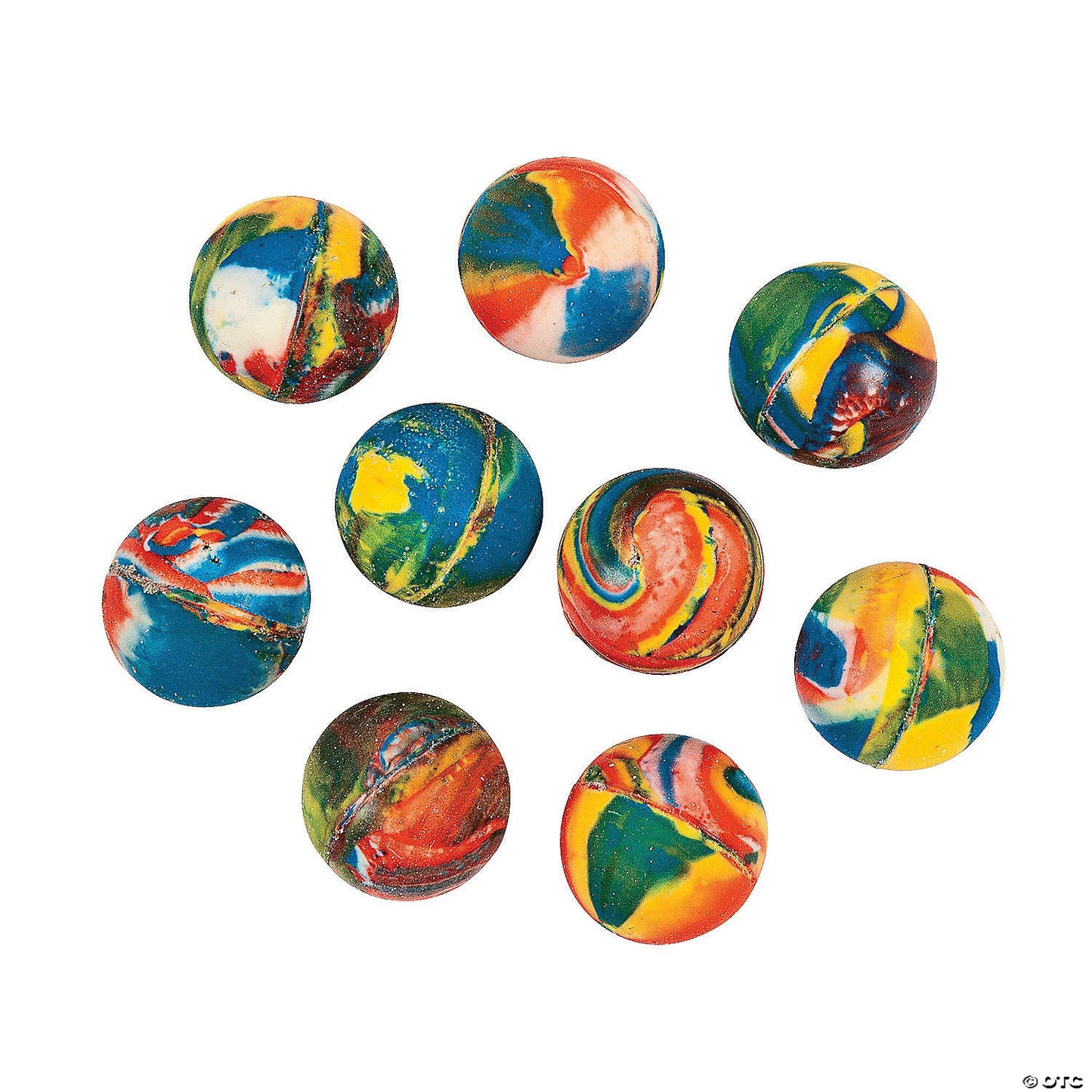 Crazy Bouncy Jumping Balls Set Of 14Pcs