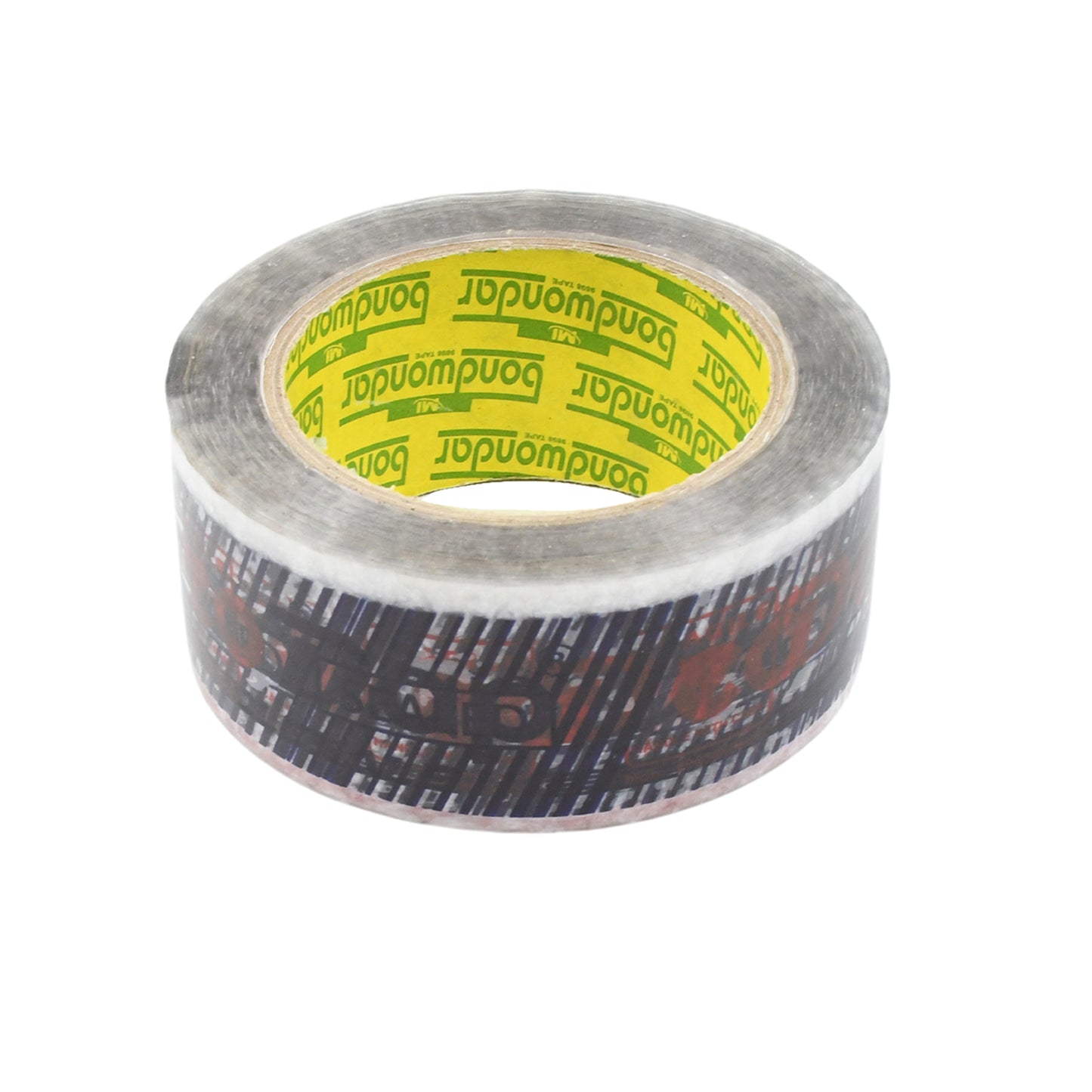 Deodap Printed Transparent Strong Adhesive Packaging Tape For Multipurpose Use Packing Adhesive Tape Office Product (2 Inch X 120 Mtr.)