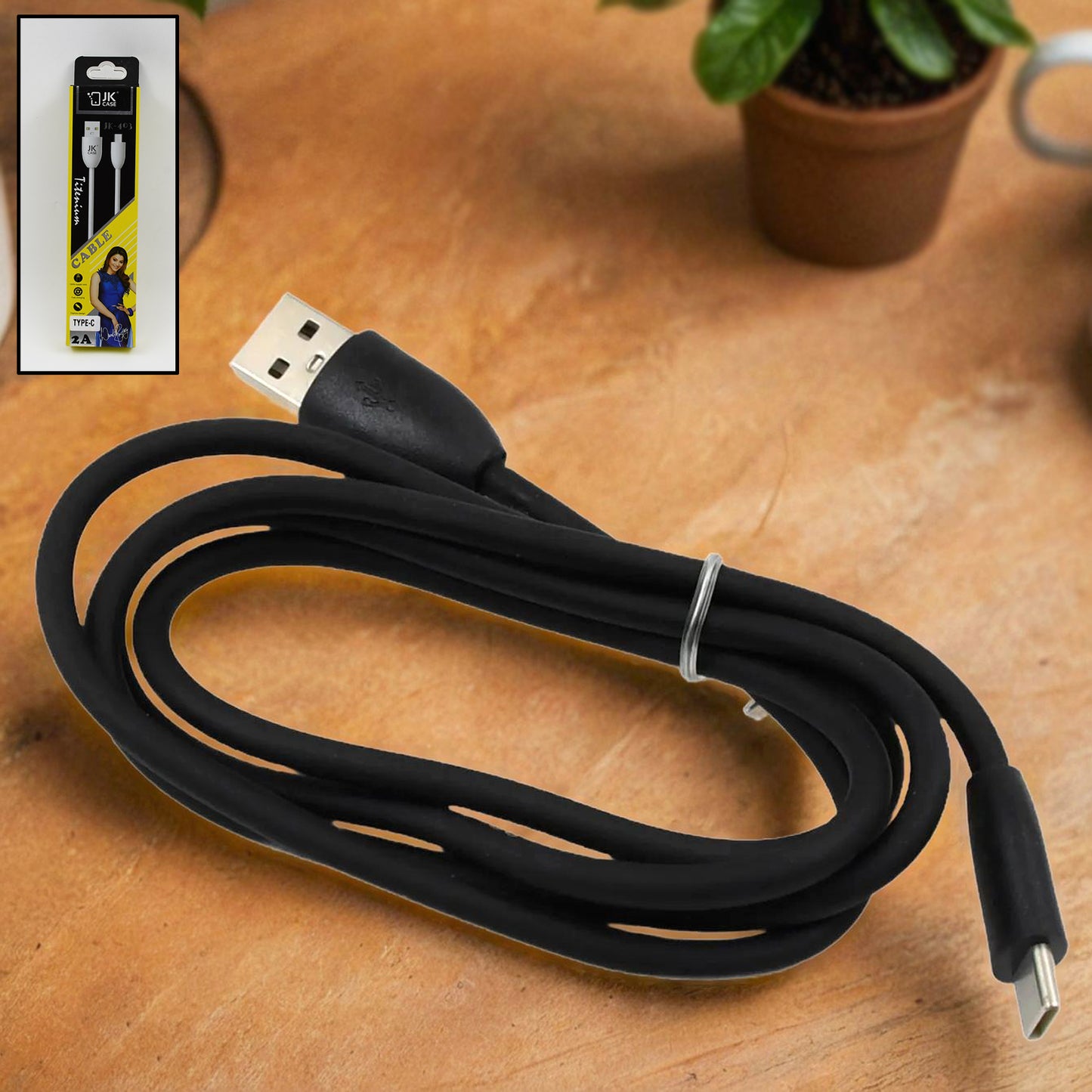2A Type C Data Cable Fast Charging Data Transfer Cable (1 Pc)