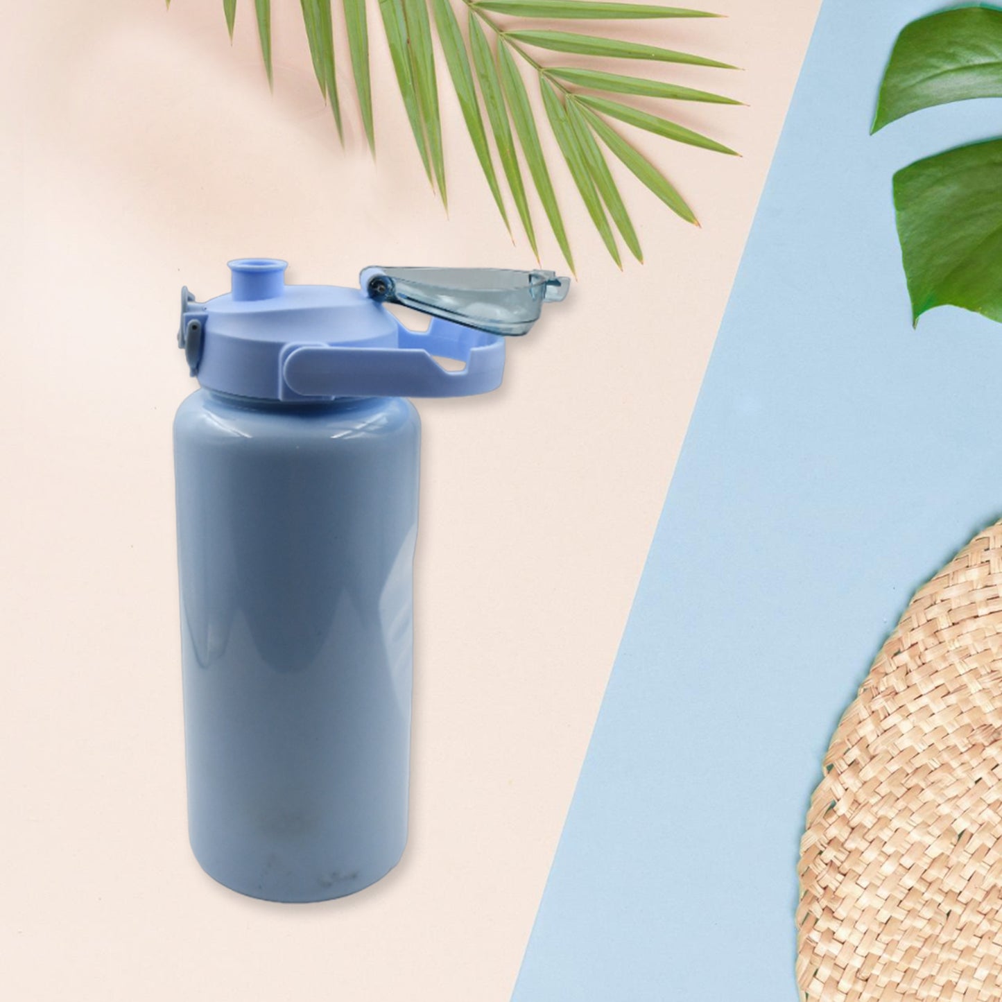 Plastic Water Bottle 3Pc Set3 Different Size Bottle High Quality Water Bottle Plastic Water Bottle Bpa-Free Leak-Proof Cartoon Printed Design For Kids School For Fridge Office Sports School Gym Yoga (3 Pc Set)