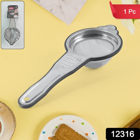Heavy-Duty Stainless Steel Fine Mesh Tea Strainer (1 Pc)