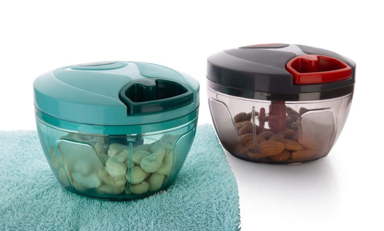 Manual Food Chopper Compact  Powerful Hand Held Vegetable Chopperblender