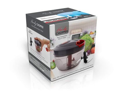 Manual Food Chopper Compact  Powerful Hand Held Vegetable Chopperblender