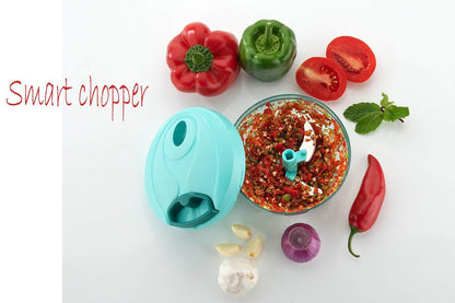 Manual Food Chopper Compact  Powerful Hand Held Vegetable Chopperblender