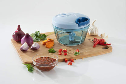 Manual Food Chopper Compact  Powerful Hand Held Vegetable Chopperblender