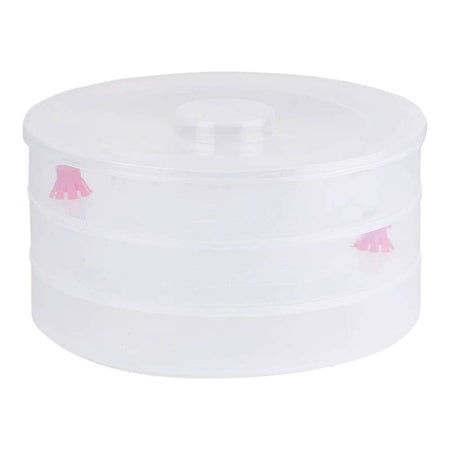 Plastic 3 Compartment Sprout Maker White