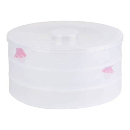 Plastic 3 Compartment Sprout Maker White