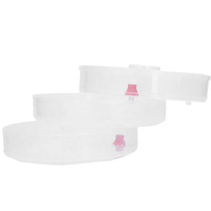 Plastic 3 Compartment Sprout Maker White