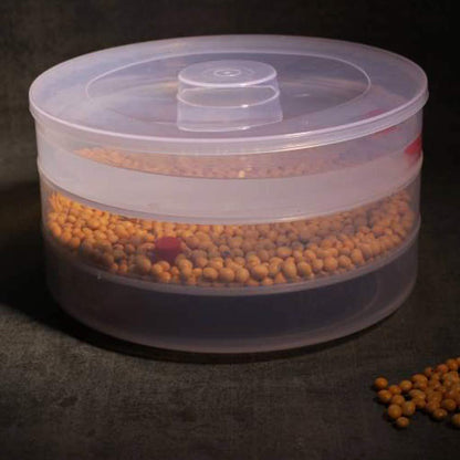 Plastic 3 Compartment Sprout Maker White
