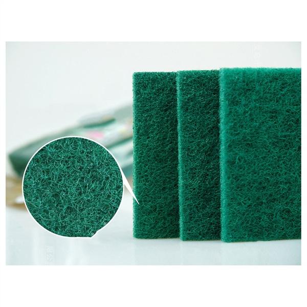 Green Kitchen Scrubber Pads For Utensilstiles Cleaning