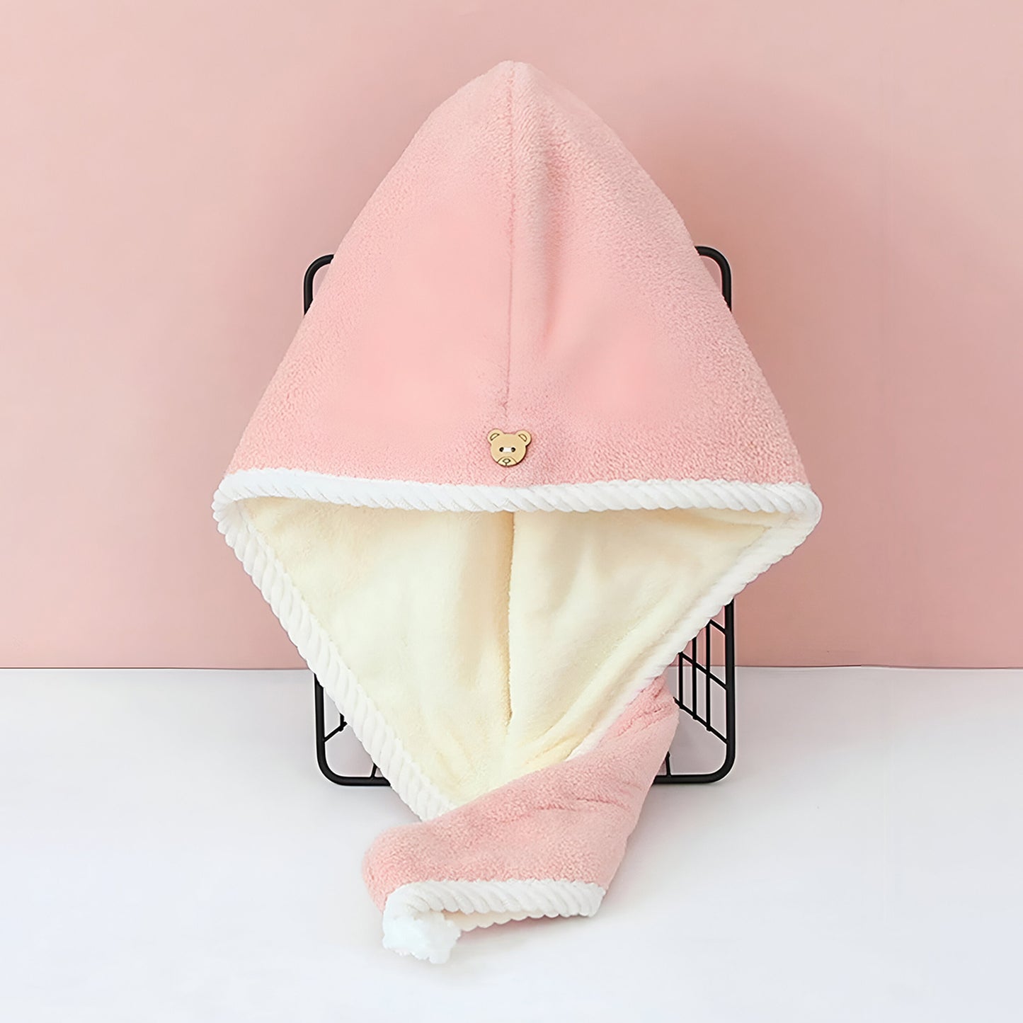 Hairdrying Magic Hair Cap Towel Wrap For Women Bath Towels (1 Pc)