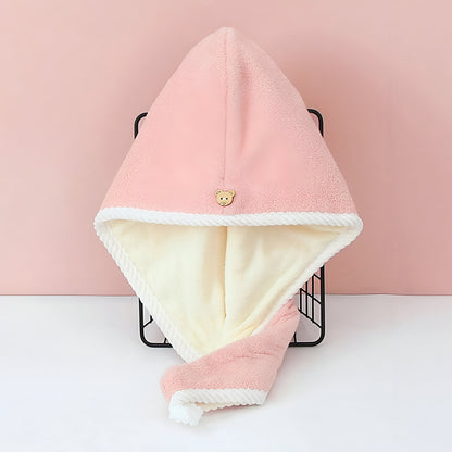 Hairdrying Magic Hair Cap Towel Wrap For Women Bath Towels (1 Pc)