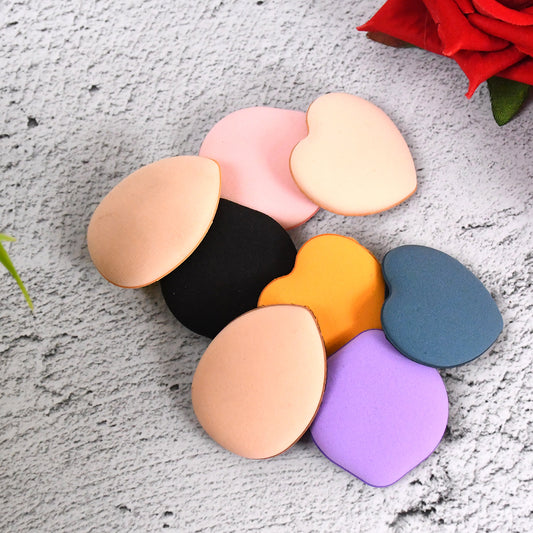 Minifinger Makeup Powder Puff (Multicolour 8 Pcs Set)