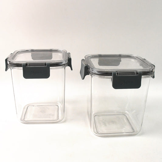 Apexpress N Lock Airtight Food Storage Container Set (2Pc900Ml) Approx