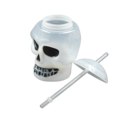 Ghost Face Bottle Water Bottle Drinking Cup With Lid And Straw Party Favors Summer Hawaiian And Beach Party Decorations For Kids Adults With Brown Box(1 Pc)
