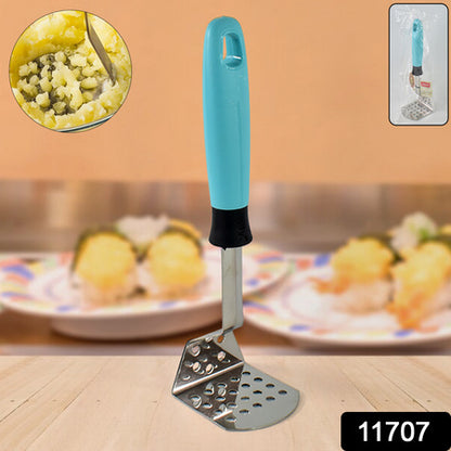 Apexl-Handle Stainless Steel Potato Masher Ergonomic Grip (1 Pc)