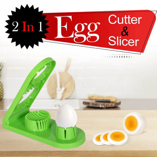 Multi-Segment 2 In 1 Egg Cutterslicer