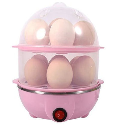 Multi-Function 2 Layer 14 Egg Cooker Boilers  Steamer