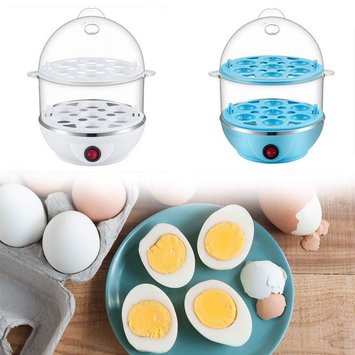 Multi-Function 2 Layer 14 Egg Cooker Boilers  Steamer