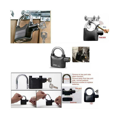 Anti Theft Security Pad Lock With Smart Alarm