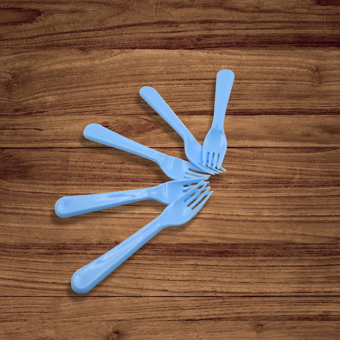 Reusable Premium Heavy Weight Plastic Forks Party Supplies One Size Plastic 5Pc Serving Fork Set For Kitchen Travel Home (5Pc)