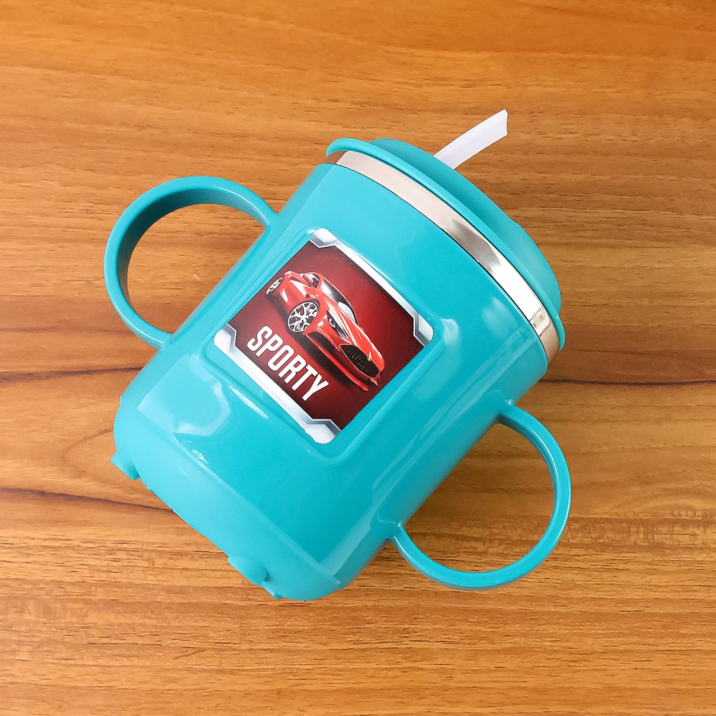 Kidssporty Sipper Mug With Straw And Dual Handles Approx 300Ml (1 Pc)