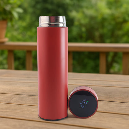 Red Vacuum Insulated Water Bottle (1 Pc  500Ml)