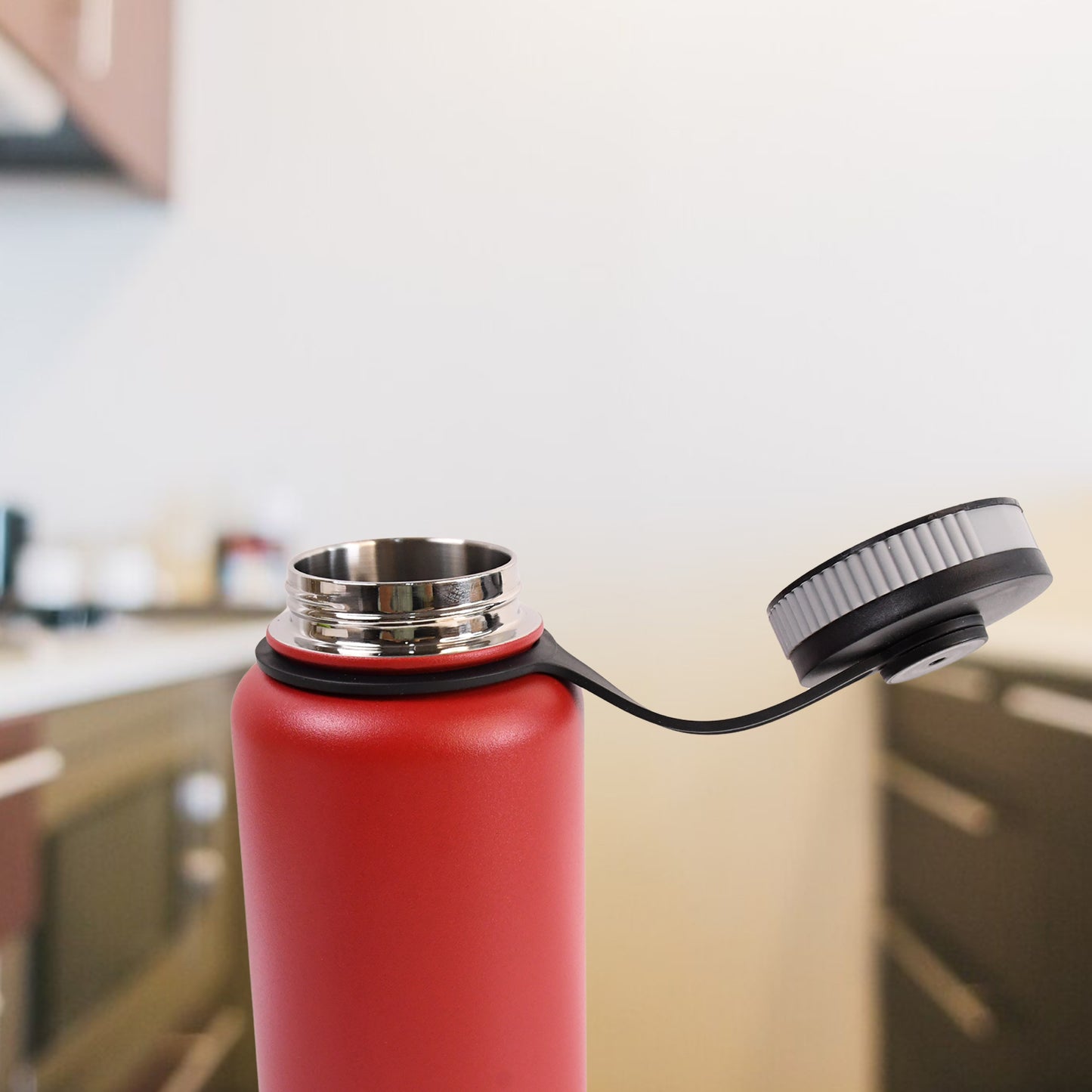 Stainless Steel Double Wall Vacuum-Insulated Drink Water Bottle (1000 Ml  Mix Color)