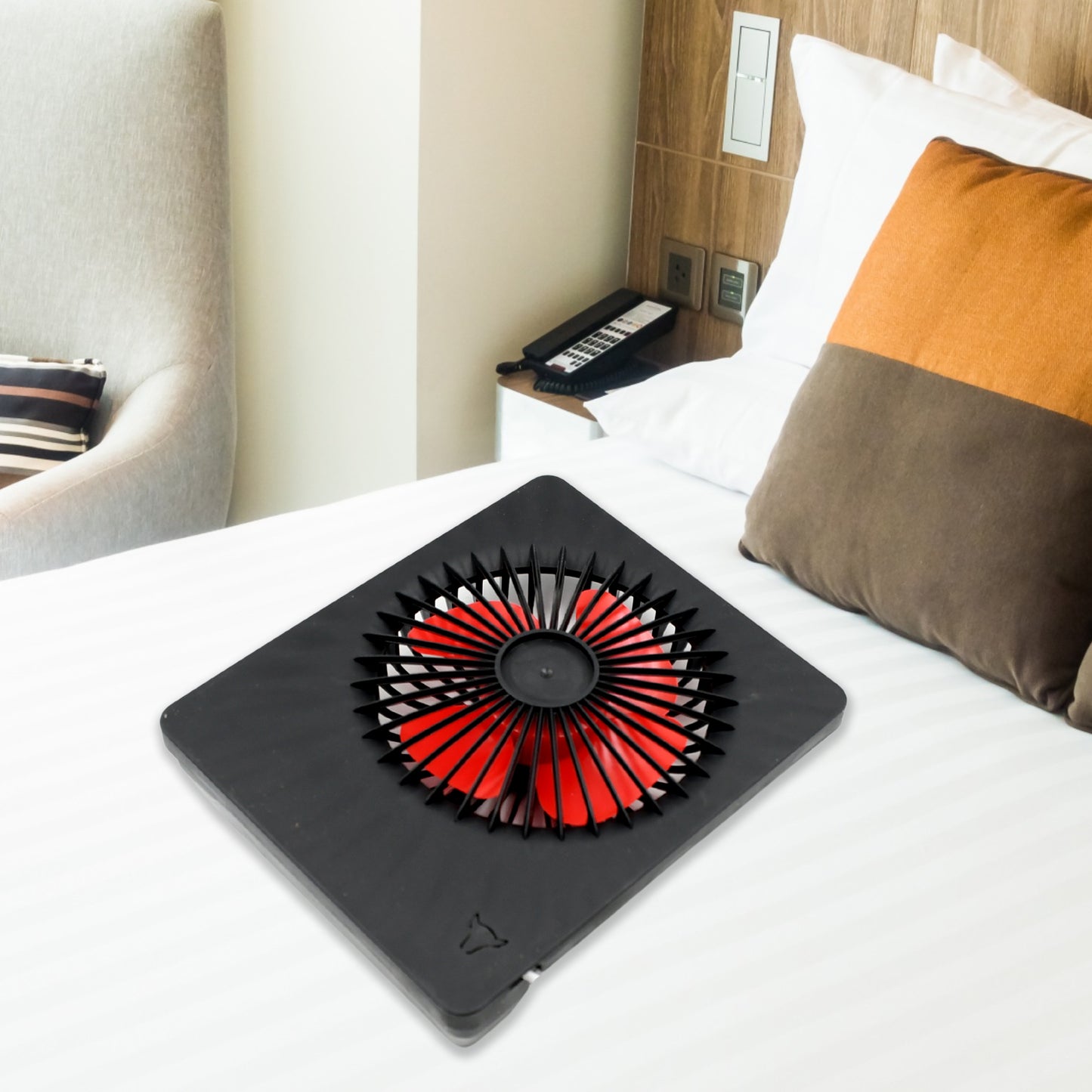 Portable Desk Fan Table Fan 1 Step Speed Setting Fan Personal Desk Fan Suitable For Office School  Home Use