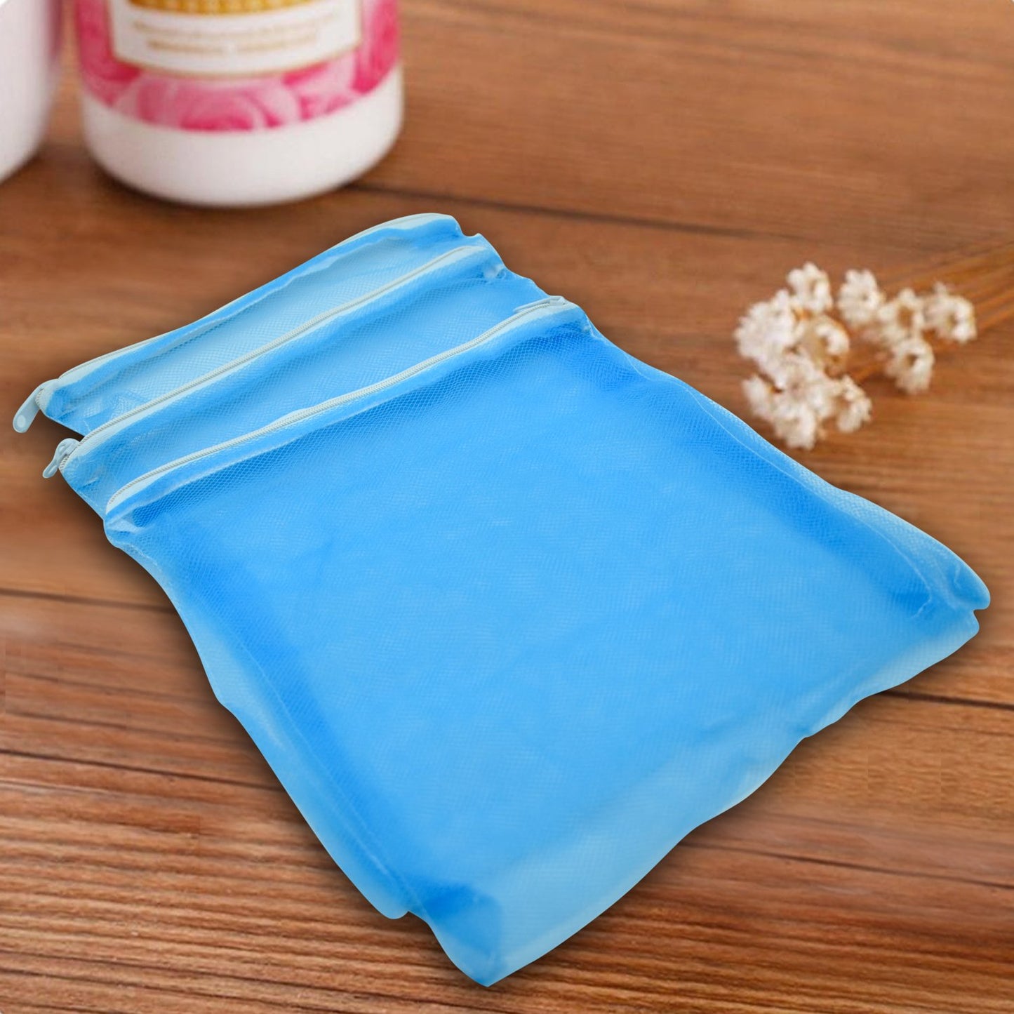 Fridge Bags For Fruits And Vegetables With Zip Net (Multicolour)