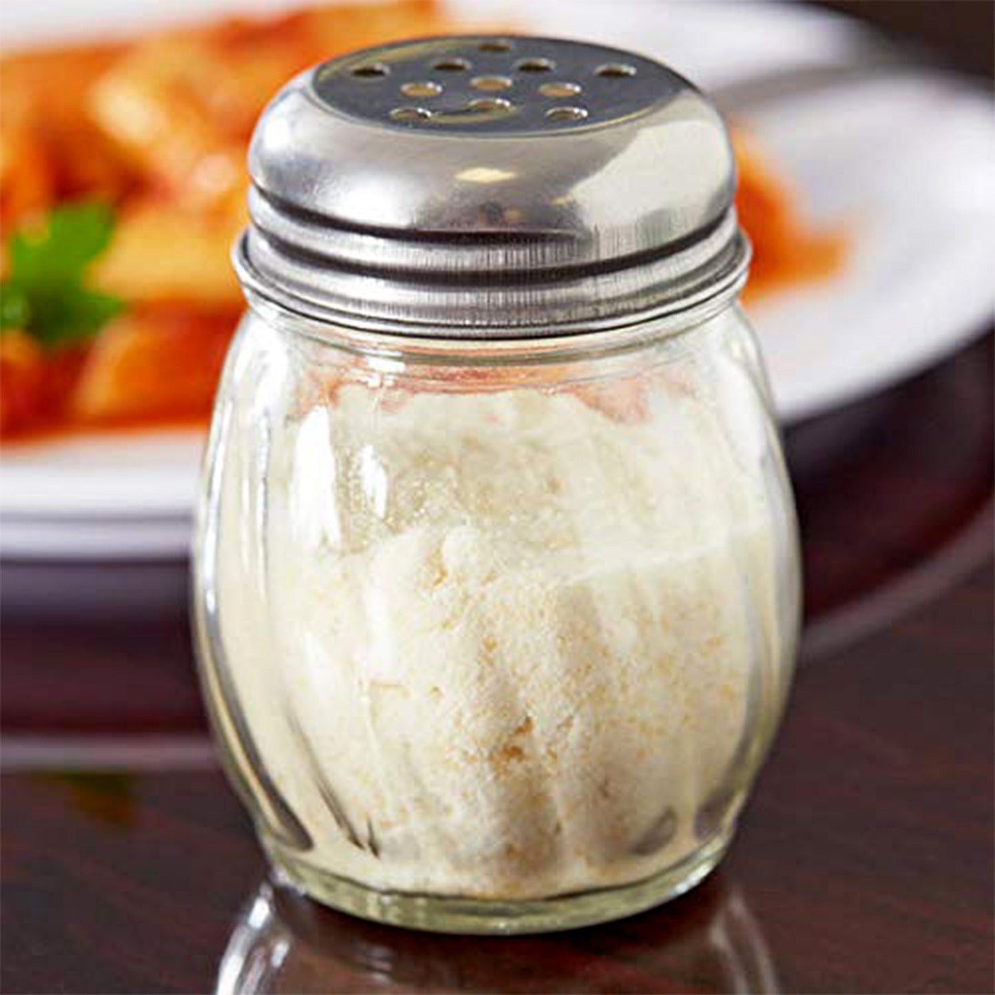 Apexoregano  Chilli Flakes Dispenser Set  2 Pcs Glass Spice Shaker With Stainless Steel Lid