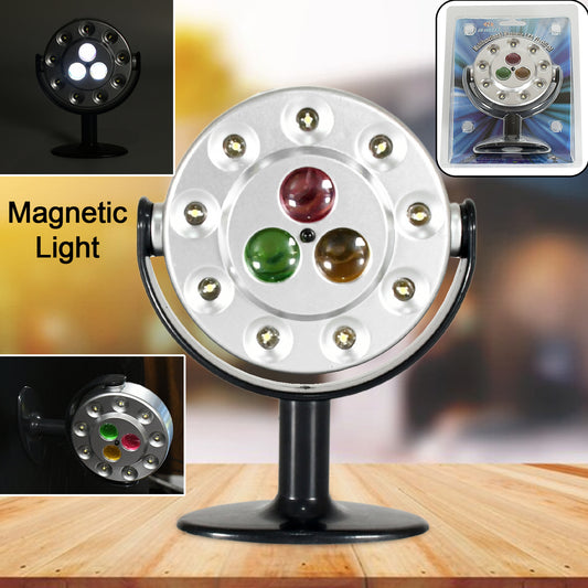 Multifunctional Magnetic Led Flashlight High Quality Waterproof Light Three Ultra-Bright Leds Battery Operated Led Light (Battery Not Included)
