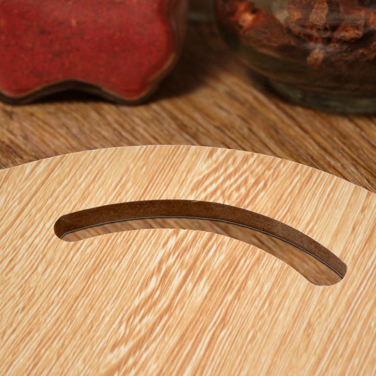 Wooden Round Chopping Board  For Chopping Fruit  Vegetable