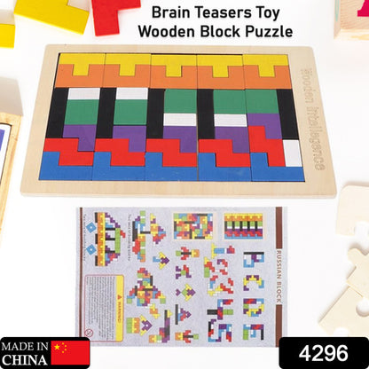 Wooden Blocks Puzzle Childrens Educational Toys Russian Block Block Puzzle For Early Childhood Education And Relaxing Brain Toys Help Prevent