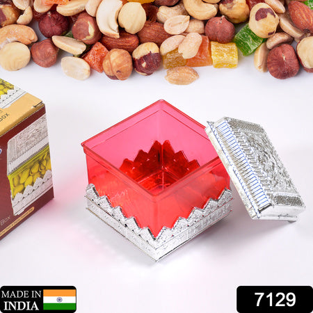 Ruby Dryfruit Storage Container  Attractive Design Box For Home  Gifting  Kitchen Use