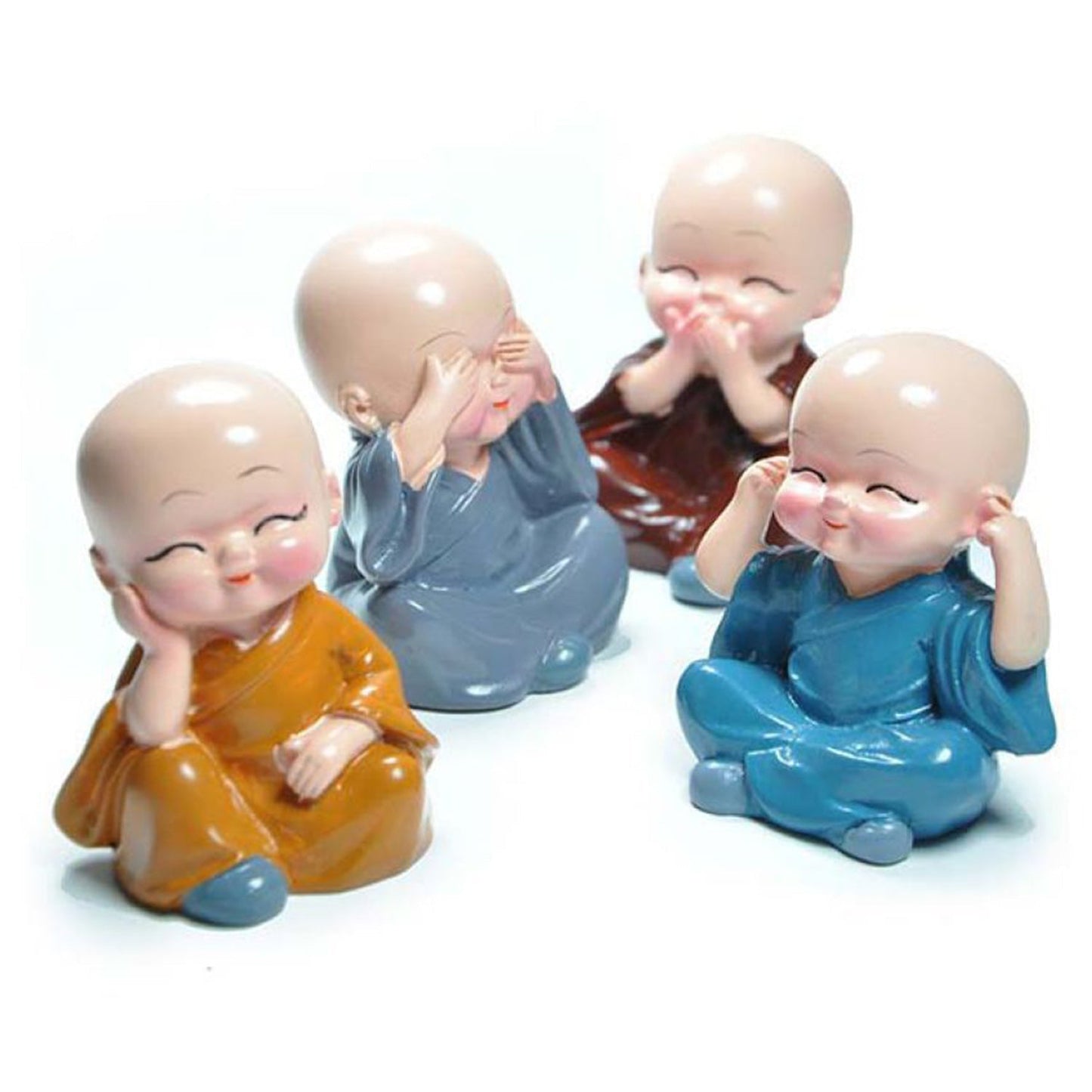 Baby Buddha 4Pc And Show Piece Used For House Office And Official Decorations Etc.