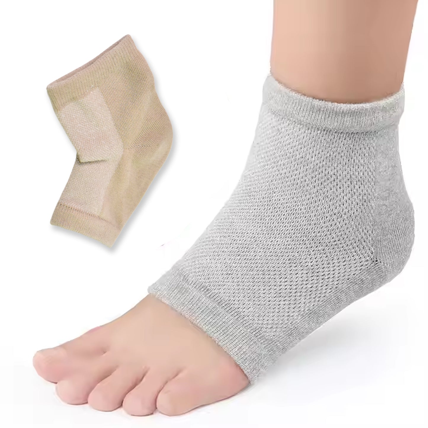 Heelsocks Overnight Heels While You Sleep (1 Pair  Mix Color)