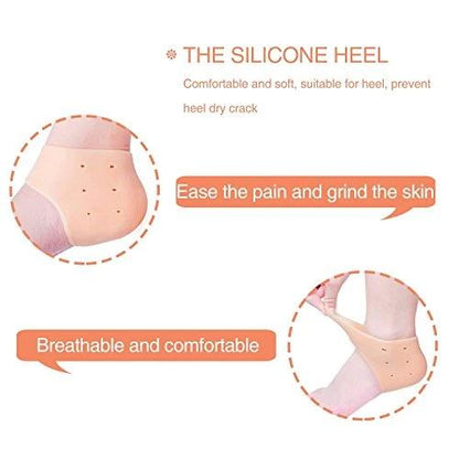 339Moisturizing Skin Softening Silicone Gel For Dry Cracked Heel Repair (Multicolour)