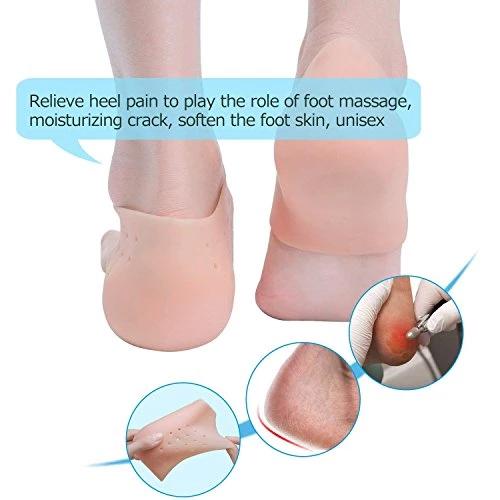 339Moisturizing Skin Softening Silicone Gel For Dry Cracked Heel Repair (Multicolour)