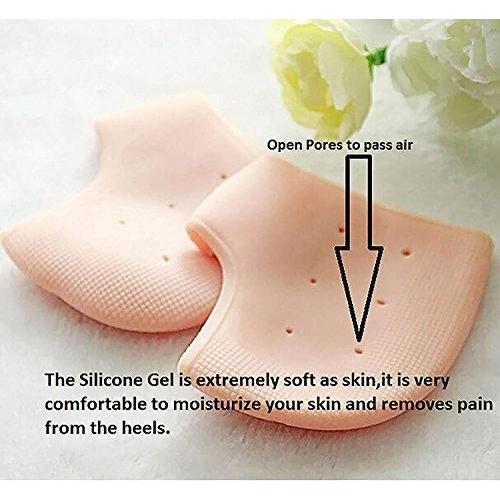 339Moisturizing Skin Softening Silicone Gel For Dry Cracked Heel Repair (Multicolour)