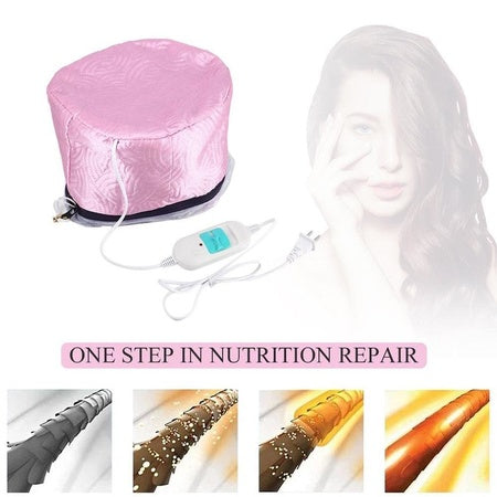 352Thermal Head Spa Cap Treatment With Beauty Steamer Nourishing Heating Cap