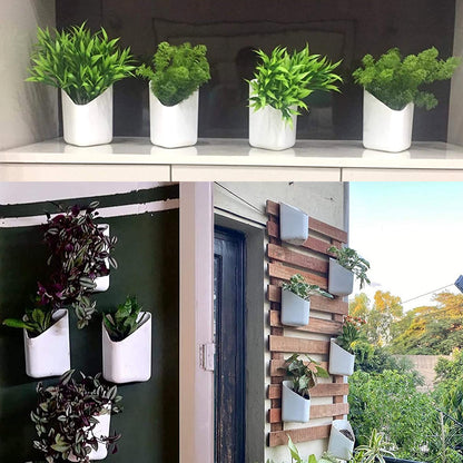 Plastic Vertical Hanging Planter Pot Multicolour