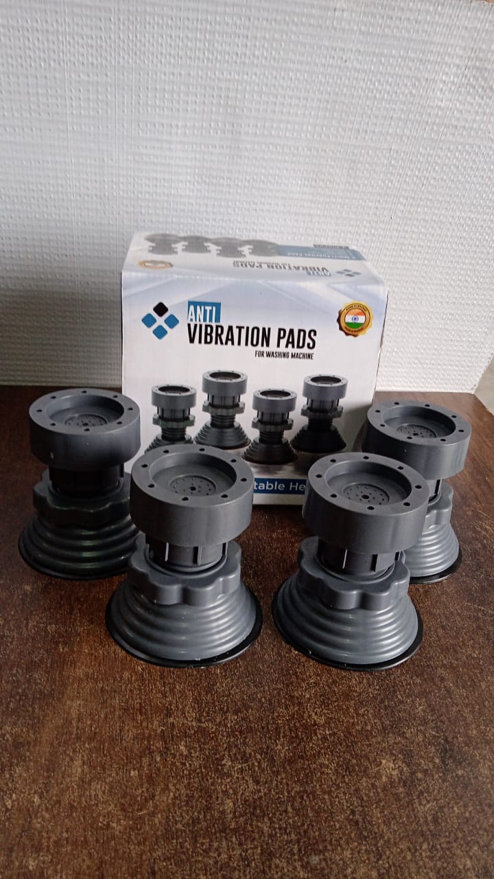 Adjustable Multipurpose Antivibration For Appiances (Set Of 4Pc)