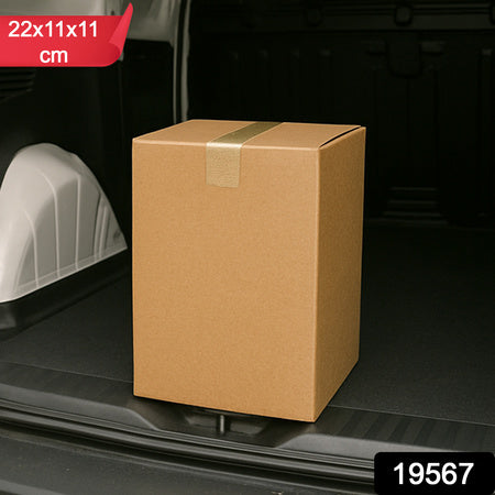 Heavy-Duty Brown Box For Product Packing (22X11X11 Cm  1 Pc)