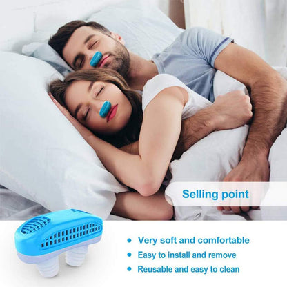 2 In1 Anti Snoring And Air Purifier Nose Clip Anti Snoring Device (1 Pc  With Plastic Case)