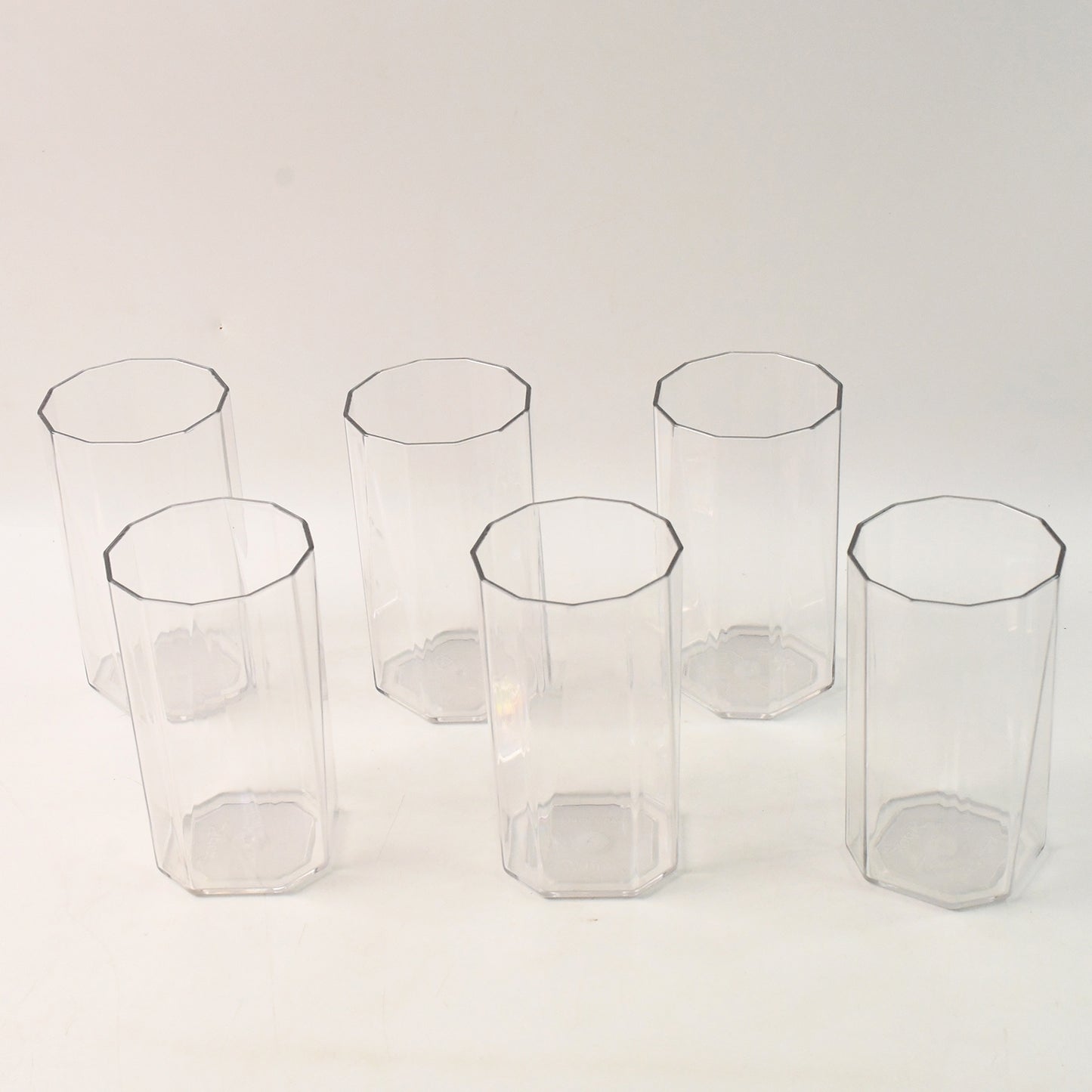 Apexmerino N Glass Unbreakable Plastic Drinking Glass Set (6Pc300Ml) Approx