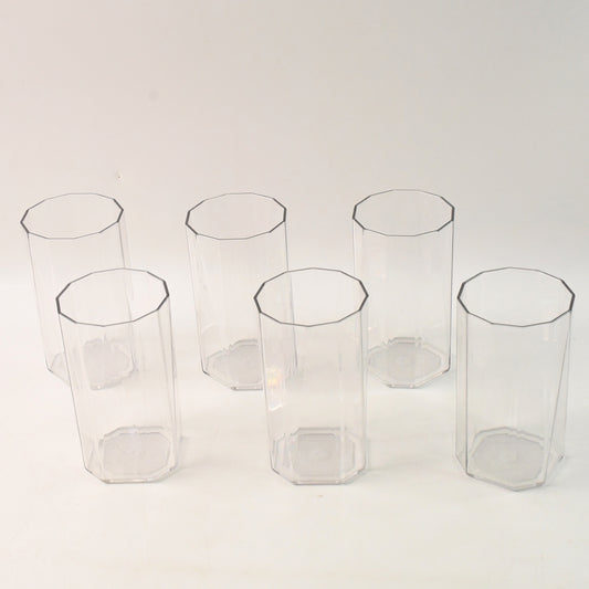 Apexmerino N Glass Unbreakable Plastic Drinking Glass Set (6Pc300Ml) Approx