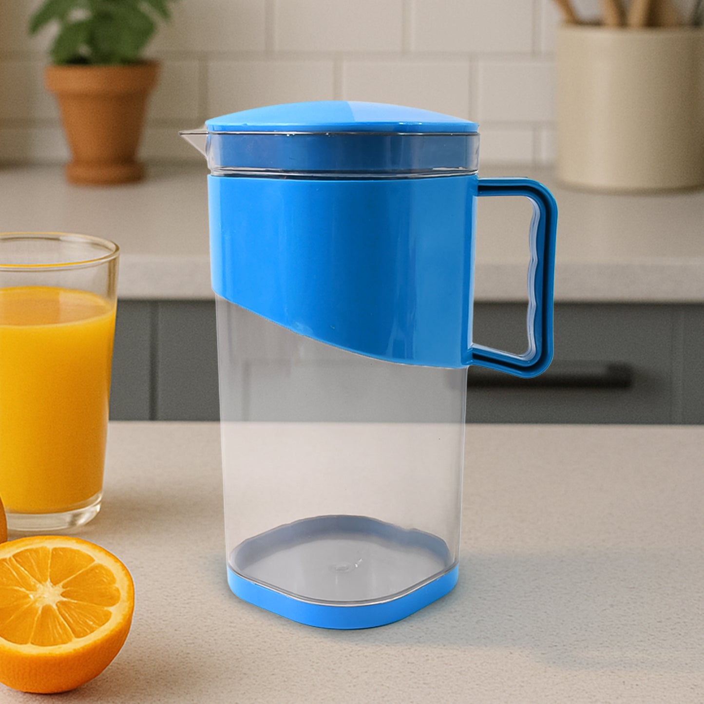 Urbanjug 1.8 Litre  Bpa-Free Plastic Water  Juice Jug With Lid And Handle