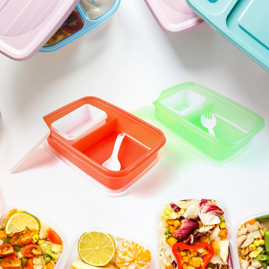 Kidscartoon Printed Lunch Box Mix Design (1 Set)