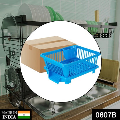 Plastic Sink Dish Drainer Drying Rack (With Brown Box)